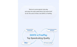 GAN 12 UI Free Play 3x3 UV Coated Bluetooth Smart Cube